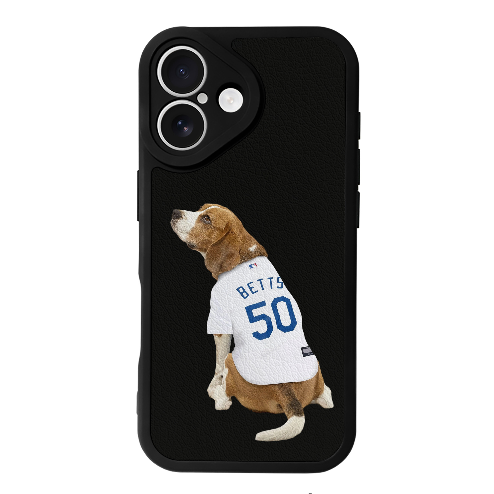  IPhone 16 Silicone Leather Case – UV Print, Lambskin Texture – Perfect Fit, Wireless Charging Compatible, Scratch Resistant, Precise Cutouts – Stylish Protection For IPhone 16